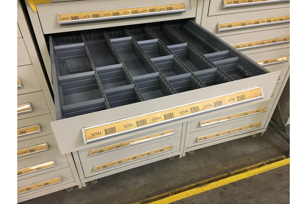 Used 10-Drawer Stanley Vidmar Cabinets